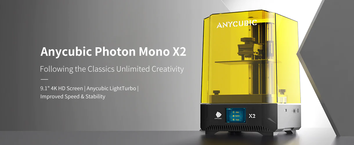 ANYCUBIC】Photon Mono X2登場！前機種（Mono X/ Mono X 6K）との比較